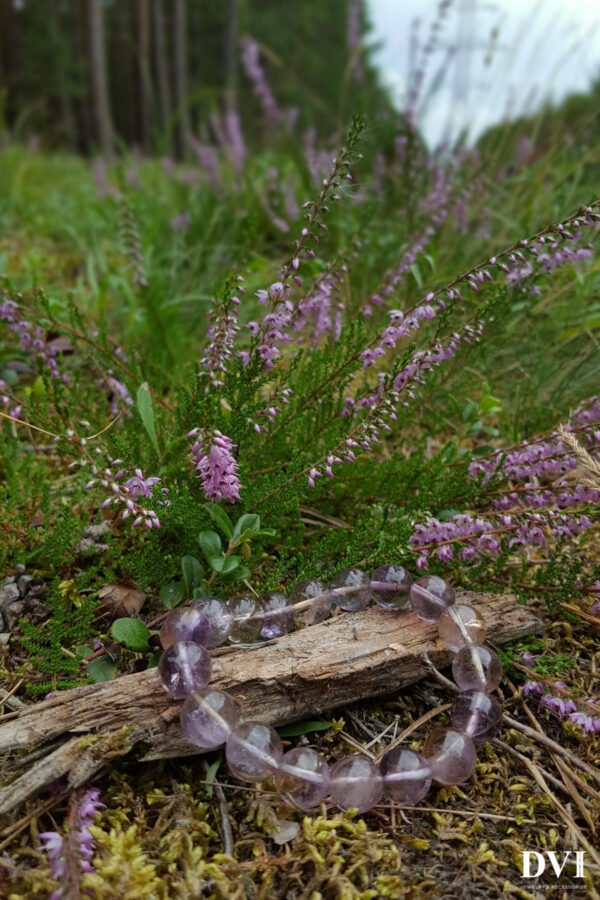 Ametrino apyrankė naturaliu akmeneliu apyrankes ametrinas